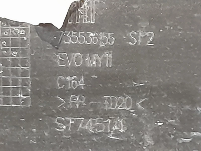 Paraurti POST 735536155 Fiat Grande Punto 2006