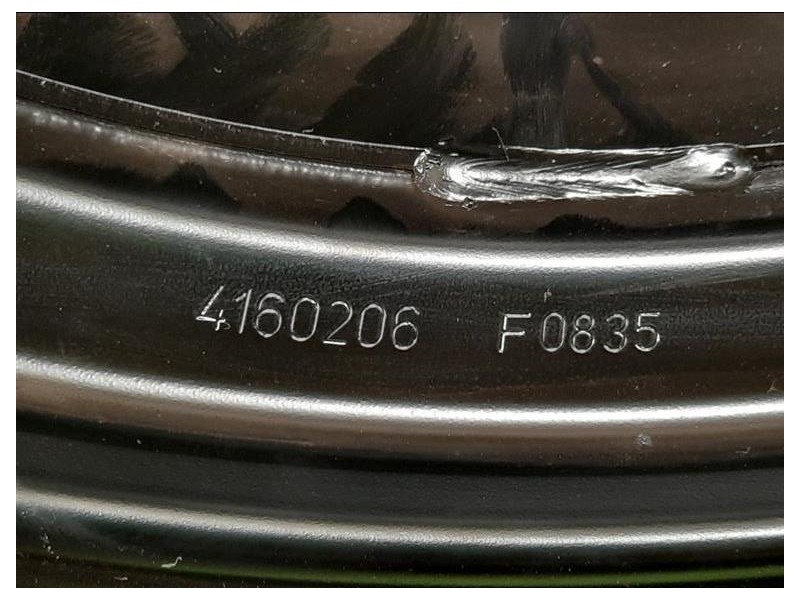 Ruota DI Scorta POST 9810124380C Citroen C3 III 2016