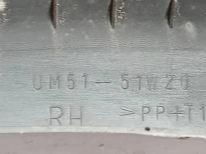Modanatura Paracolpi Parafango ANT DX UM51-51W20 Ford Ranger I 1999