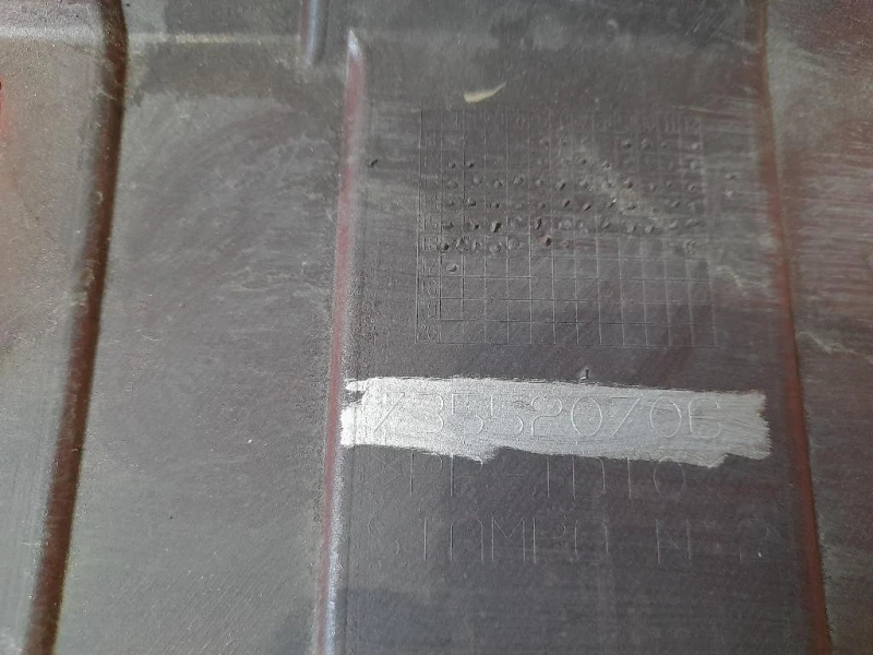 Paraurti POST 735520706 Fiat Panda III 2012