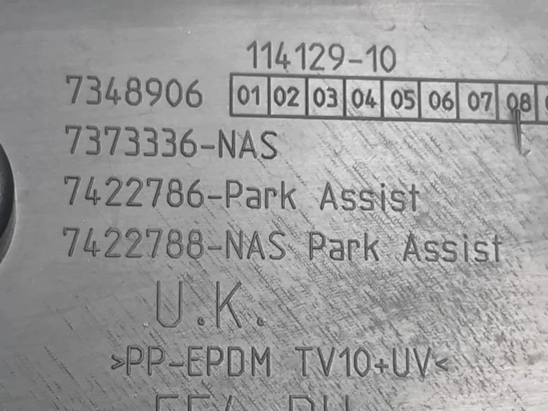 Modanatura Paracolpi Parafango ANT DX 7348906 Mini MINI Clubman F54 2016