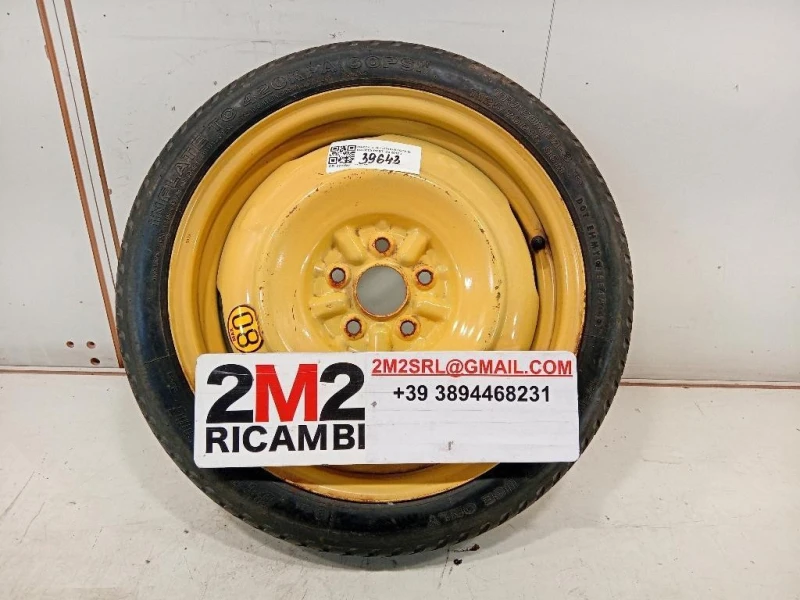 Ruota DI Scorta POST Mazda 3 III 2016