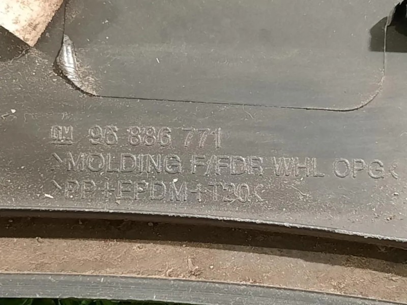 Modanatura Paracolpi Parafango ANT SX 96886771 Chevrolet Orlando 2011