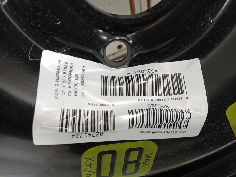 Ruota DI Scorta POST RUOTINO Opel Corsa F 2019