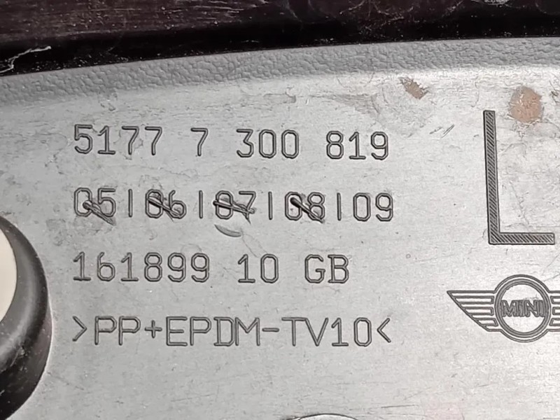 Modanatura Paracolpi Parafango ANT SX 5177 7300819 Mini MINI Cooper F56 2014