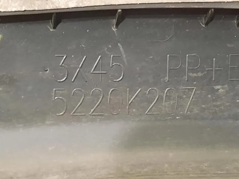 Modanatura Paracolpi Parafango ANT SX 5220K207 Mitsubishi ASX 2010