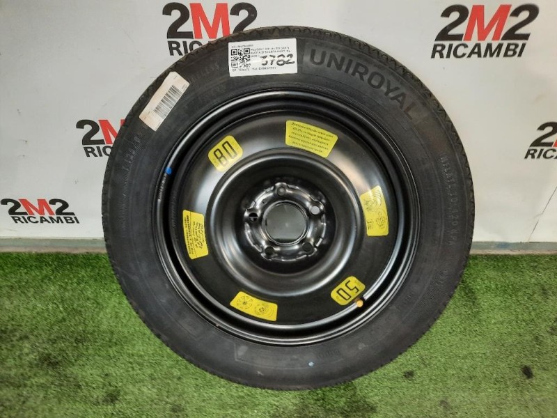 Ruota DI Scorta POST T12585 R16 9807543880 Peugeot 308 II SW 2017