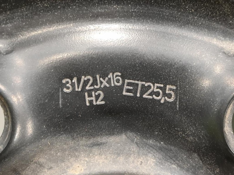 Ruotino DI Scorta POST 1K0601027 S HA4 2160927 312JX16 H2 ET255 Audi A3 8P1 2008