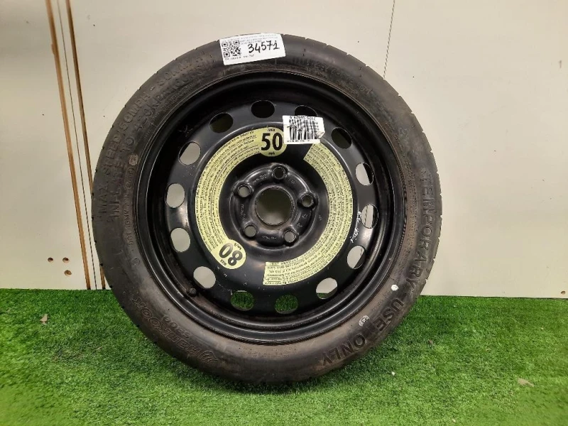 Ruotino DI Scorta POST 1K0601027 S HA4 2160927 312JX16 H2 ET255 Audi A3 8P1 2008