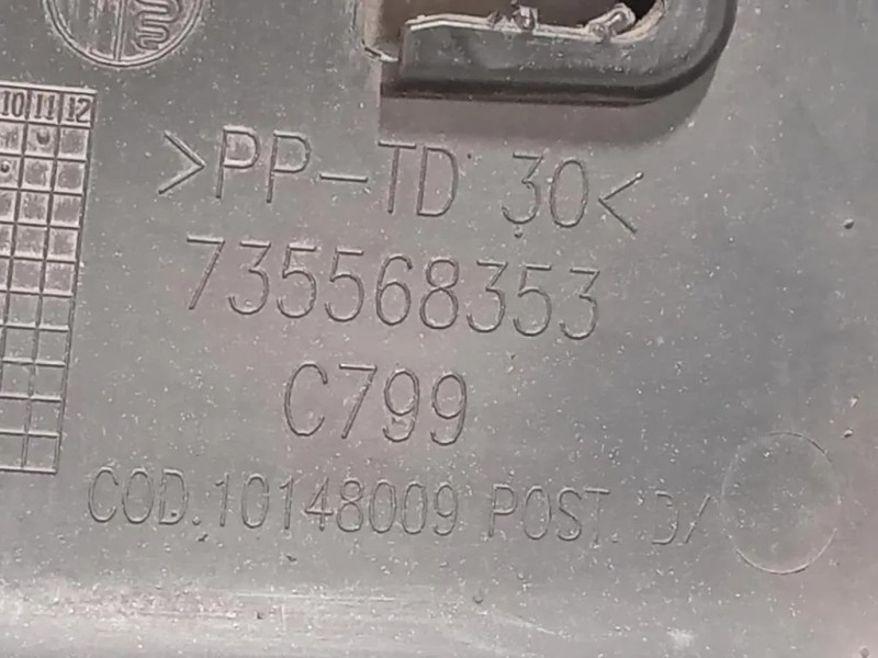 Modanatura Paracolpi Parafango POST DX 735568353 Fiat 500L 2013