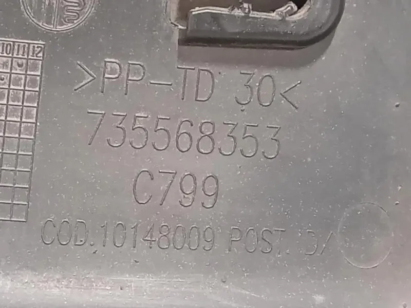 Modanatura Paracolpi Parafango POST DX 735568353 Fiat 500L 2013