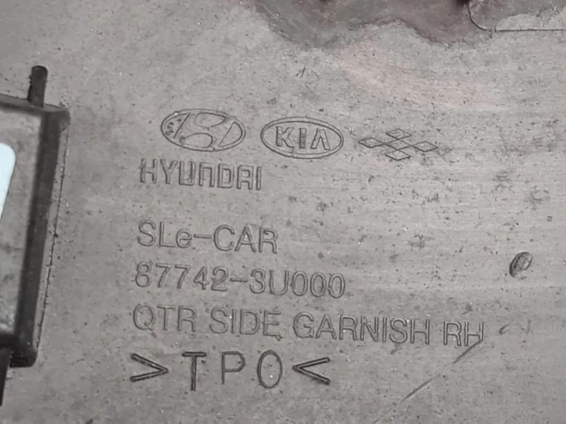 Modanatura Paracolpi Parafango POST DX 87742-3U000 Kia Sportage IV 2018