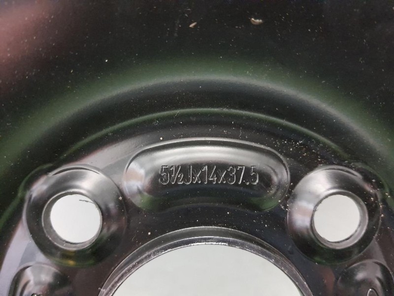 Ruotino DI Scorta POST 17565 R14 1323534 Ford Fiesta VI 2012