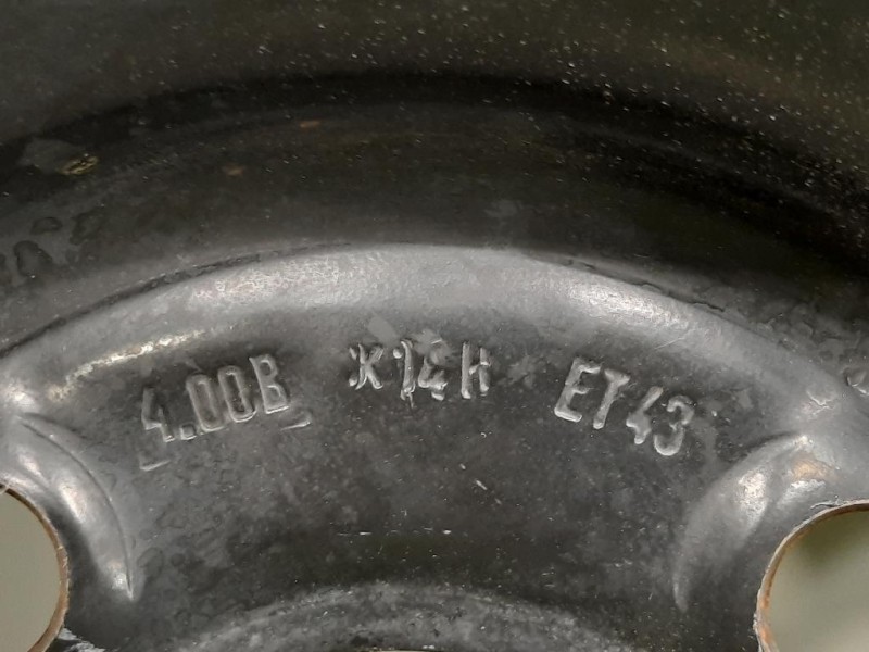 Ruotino DI Scorta POST S13580 B14 84M 400B X14H ET43 Lancia Delta III 2008