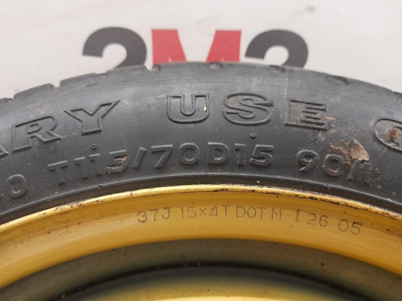 Ruotino DI Scorta POST T11570 D15 37J 15X4T Mazda 6 I 2003