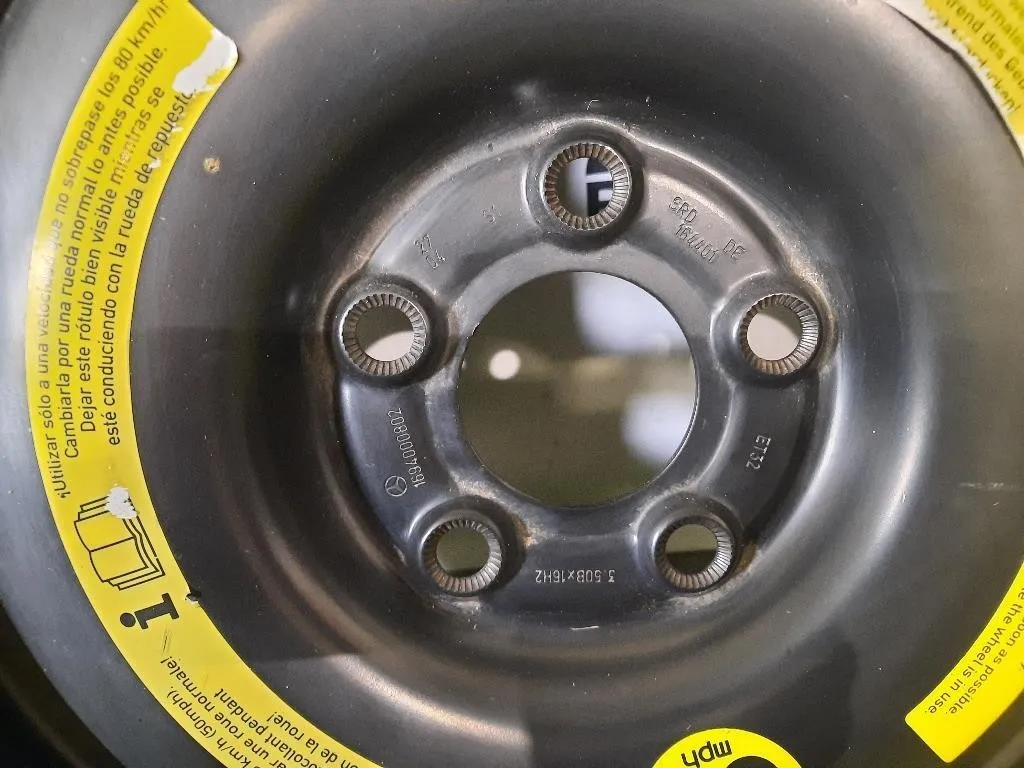 Ruotino DI Scorta POST T12590 R16 1694000802 Mercedes Classe A W169 2008