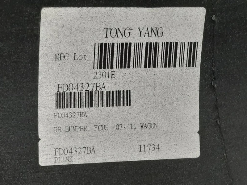 Paraurti POST FD04327BA Ford Focus III 2008