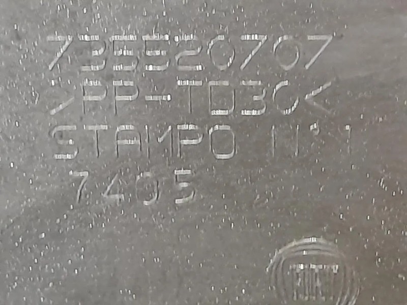 Modanatura Paracolpi Paraurti POST 1 PZ 735520707 Fiat Panda III 2012