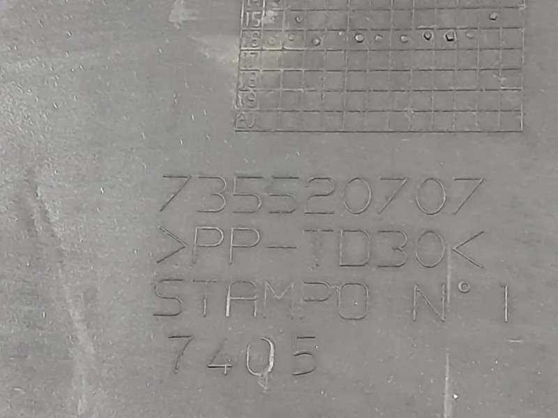 Modanatura Paracolpi Paraurti POST 1 PZ 735520707 Fiat Panda III 2012