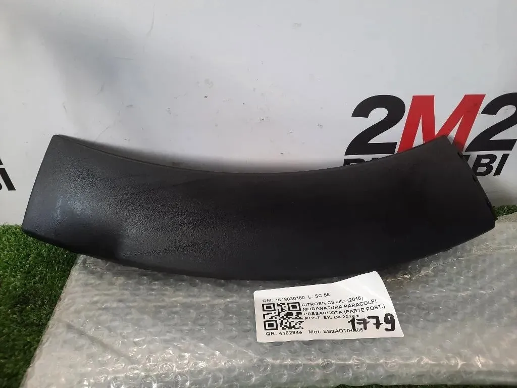 Modanatura Paracolpi Passaruota Parte POST POST SX 1618030180 Citroen C3 III 2016