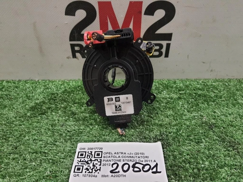 Scatola Commutatori Piantone Sterzo 20817720 Opel Astra J 2010