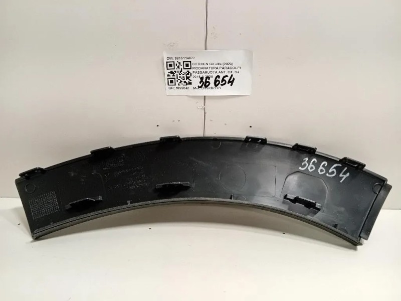 Modanatura Paracolpi Passaruota ANT DX 9815114677 Citroen C3 III 2020