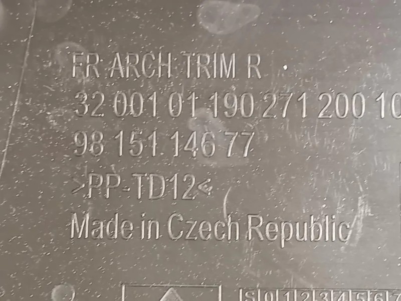 Modanatura Paracolpi Passaruota ANT DX 9815114677 Citroen C3 III 2020