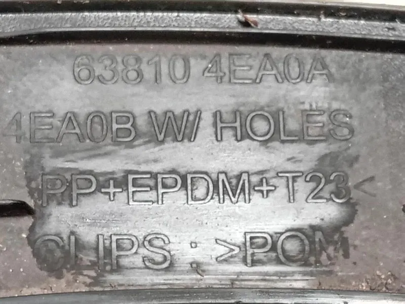 Modanatura Paracolpi Passaruota ANT DX 638104EA0A Nissan Qashqai II 2014