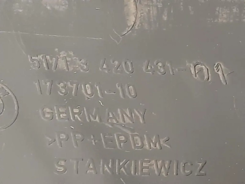 Modanatura Paracolpi Passaruota ANT SX 51713420431 Bmw X3 E83 2004