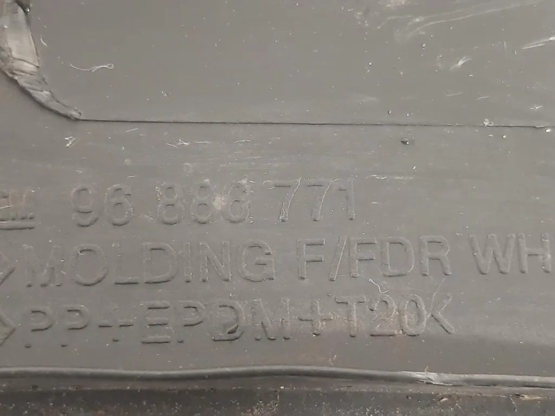 Modanatura Paracolpi Passaruota ANT SX 96886771 Chevrolet Orlando 2011