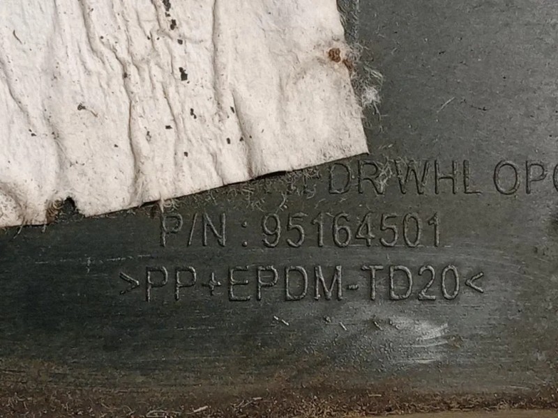 Modanatura Paracolpi Passaruota ANT SX 95164501 Opel Mokka 2013