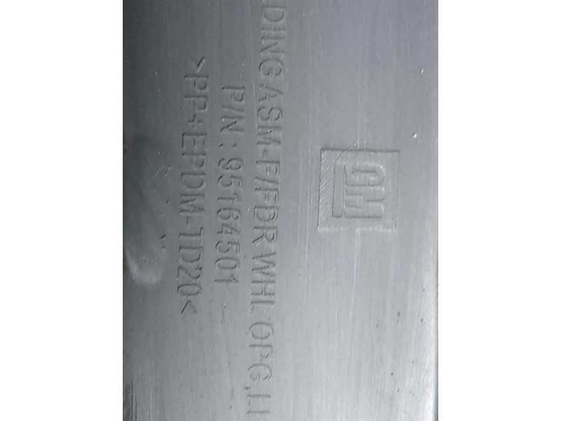 Modanatura Paracolpi Passaruota ANT SX 95164501 Opel Mokka 2013