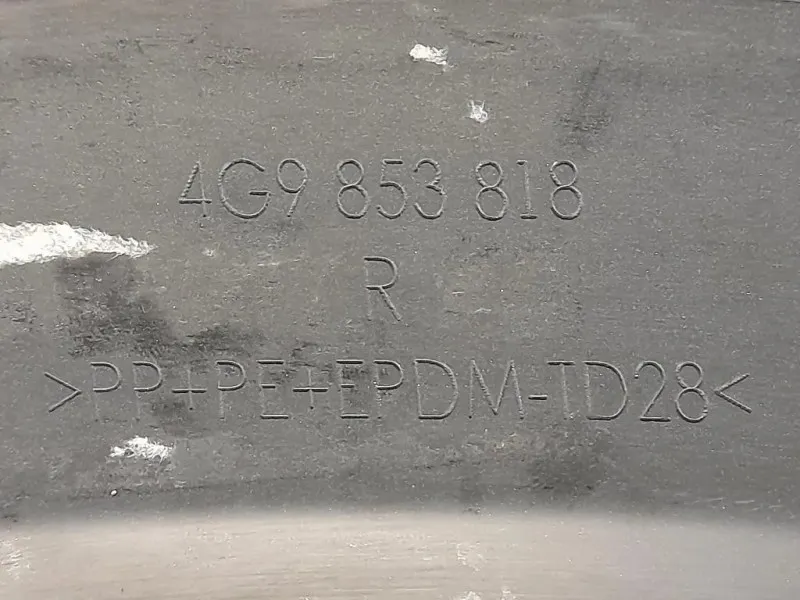 Modanatura Paracolpi Passaruota POST DX 4G9853818 Audi A6 4GC 2014