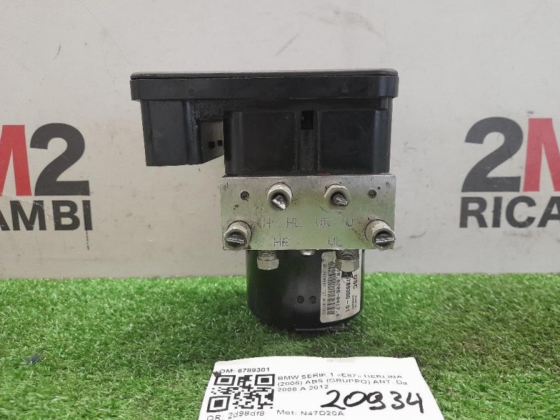 ABS Gruppo ANT 6789301 Bmw Serie 1 E87 Berlina 2005