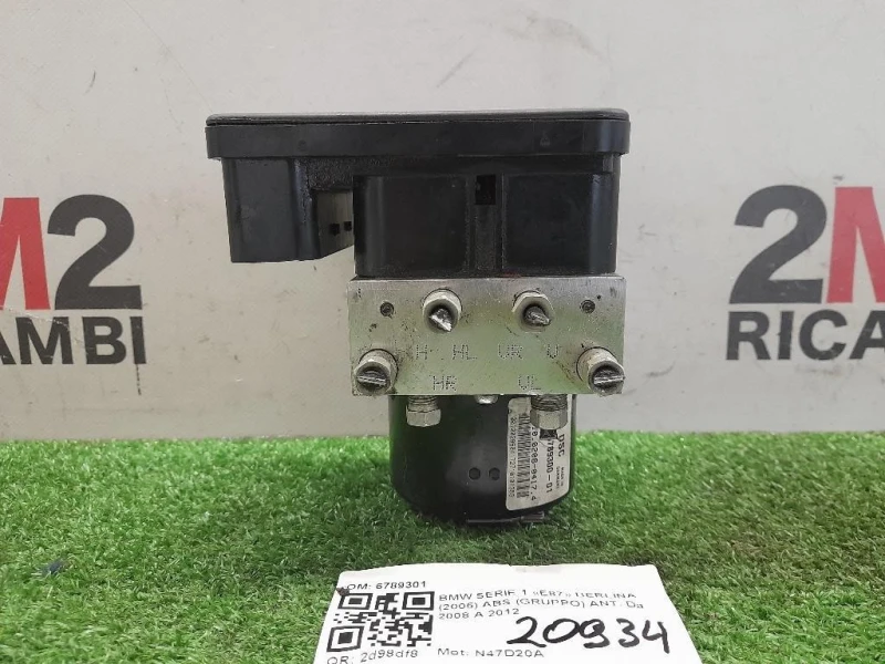 ABS Gruppo ANT 6789301 Bmw Serie 1 E87 Berlina 2005