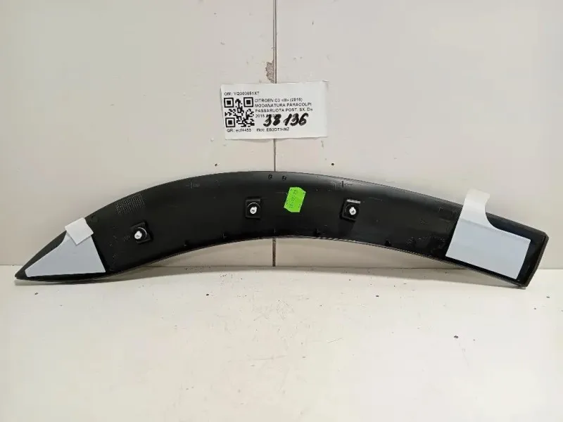 Modanatura Paracolpi Passaruota POST SX YQ000651XT SX Citroen C3 III 2016
