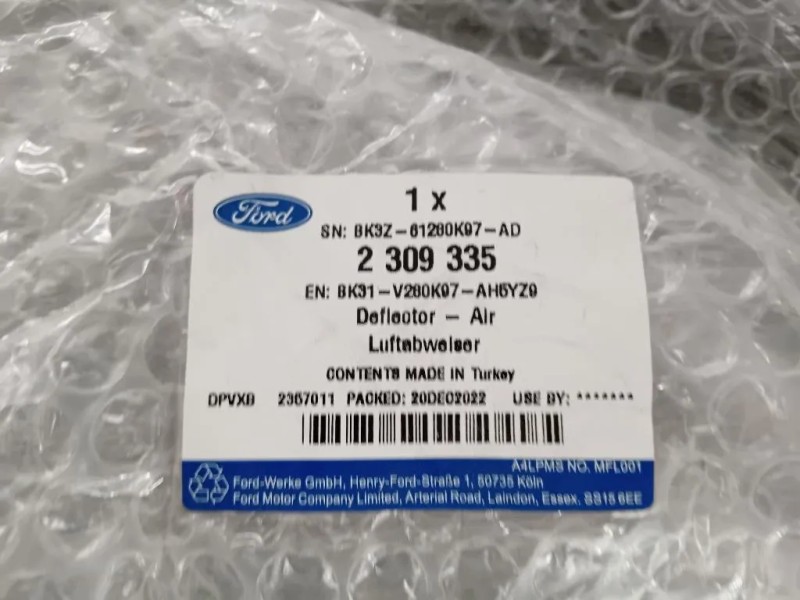 Modanatura Paracolpi Passaruota POST SX BK31-V280K97-A Ford Transit VI 2019