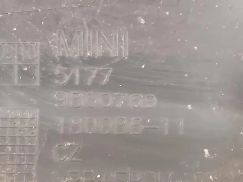 Modanatura Paracolpi Passaruota POST SX 5177 9800769 Mini Countryman Cooper R60 2010