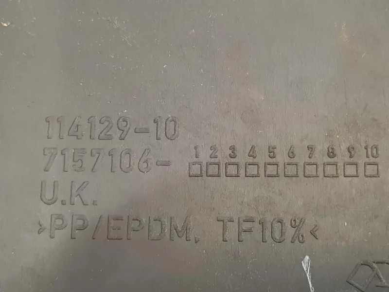 Modanatura Paracolpi Passaruota POST SX 114129-10 715710 Mini MINI Cooper R56 2007