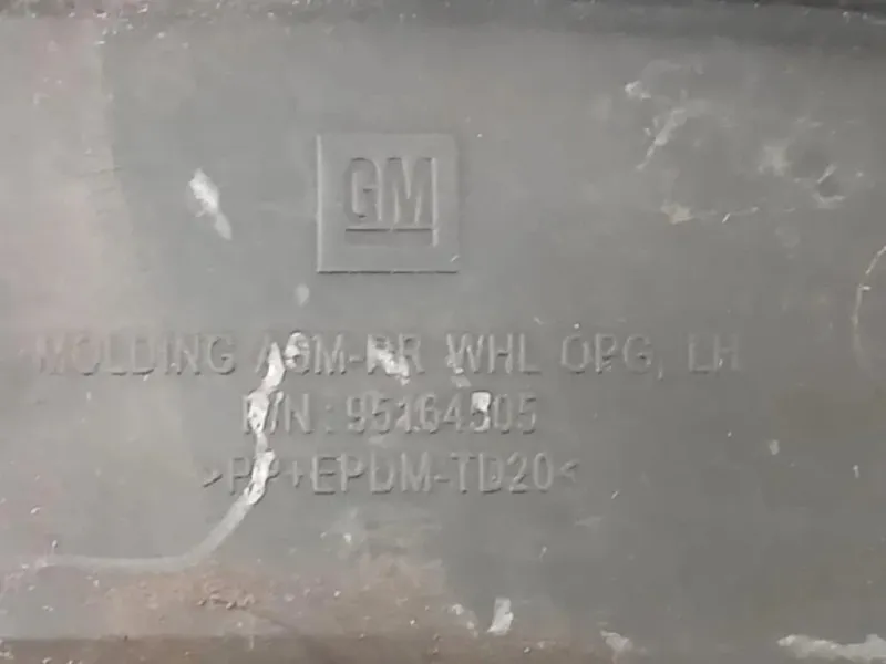 Modanatura Paracolpi Passaruota POST SX 95164505 Opel Mokka 2013