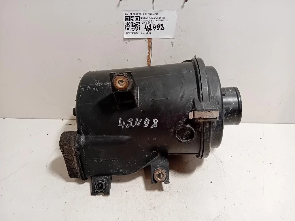 Scatola Filtro ARIA ELESCATOLA FILTRO ARIA Nissan Navara 2010
