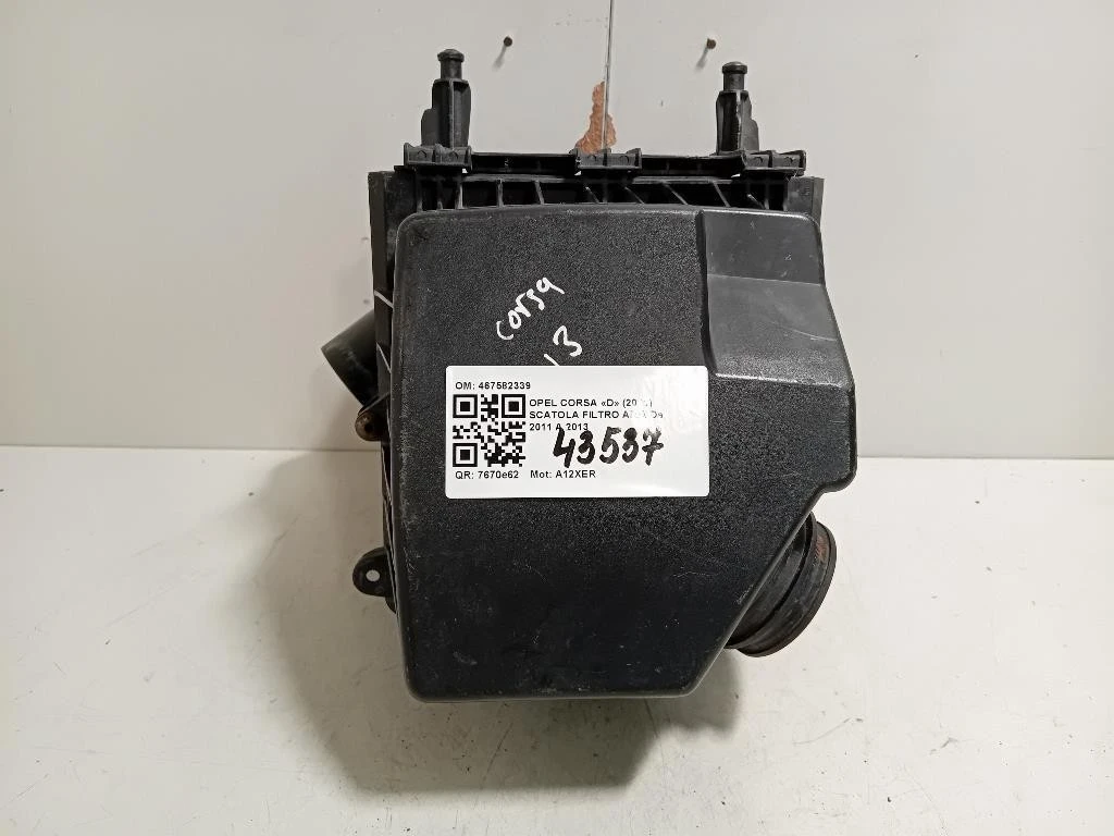 Scatola Filtro ARIA 467582339 Opel Corsa D 2011