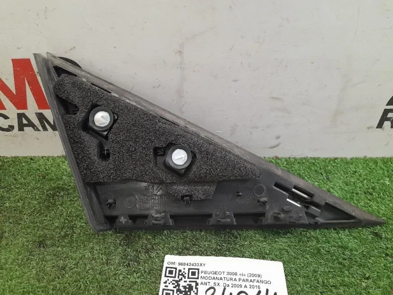 Modanatura Parafango ANT SX 96842433XY Peugeot 3008 I 2009