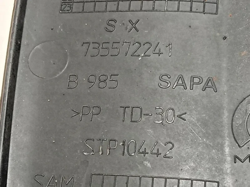 Modanatura Parafango SUP POST SX 735572241 Fiat 500X 2015