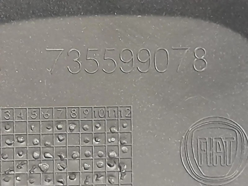 Modanatura Paraurti Centrale POST 735599078 Fiat Panda III 2012