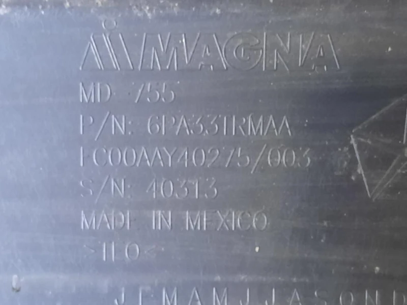 Paraurti POST 5SY37TRMAB Jeep Compass I 2007