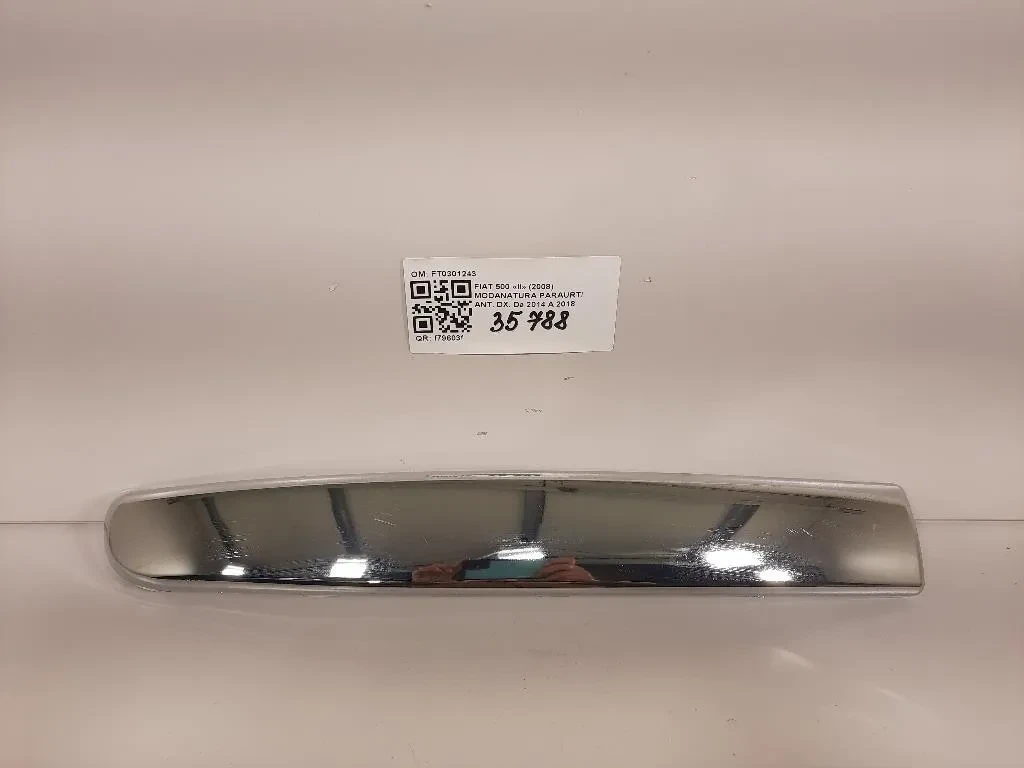 Modanatura Paraurti ANT DX FT0301243 Fiat 500 II 2008