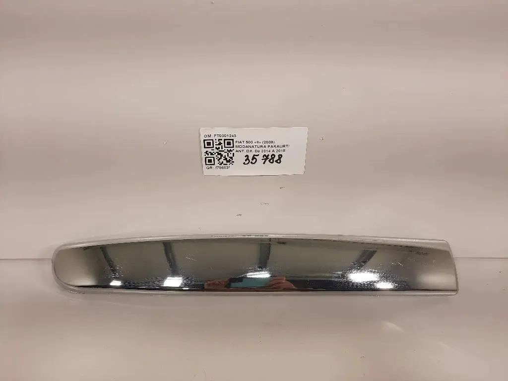 Modanatura Paraurti ANT DX FT0301243 Fiat 500 II 2008
