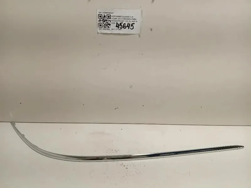 Modanatura Paraurti ANT DX A2098850421 Mercedes Classe CLK C209 2003