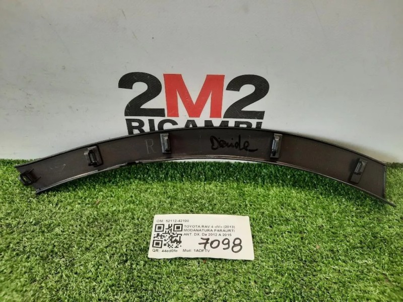 Modanatura Paraurti ANT DX 52112-42100 DX Toyota RAV 4 IV 2013